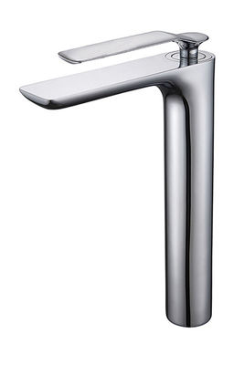 ক্রোম ব্রাস বেসিন মিশুক কল একক লিভার বাথরুম OEM
