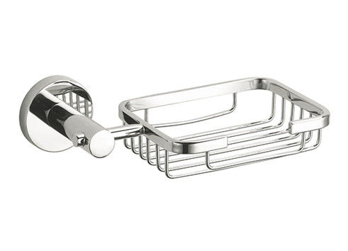 Sus 304 বাথরুম সাবান বাস্কেট ডিশ হোল্ডার ক্রোম Plated Oem Odm Rould ক্লাসিকাল