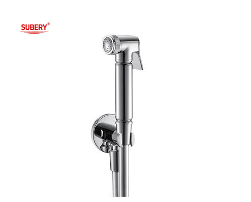 OEM বাথরুম টয়লেট বিডেট শটতাফ স্প্রে সেট ব্রাস পিভিসি পায়ের পাতার মোজাবিশেষ 1.50m