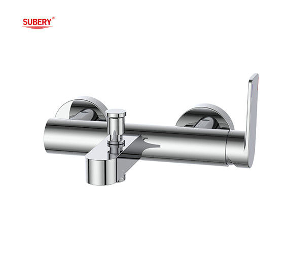 OEM একক লিভার বাথটব স্নান ঝরনা কল মিশুক বাথরুম ক্রোম ওডিএম বৃত্তাকার ক্লাসিকাল নকশা