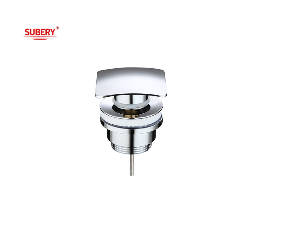 ব্রাস বেসিন ড্রেনাইজেশন বর্গাকার ক্যাপ stopper vanity বর্জ্য ড্রেন ধারক পপ আপ ড্রেন টয়লেট বেসিন বর্জ্য ক্রোম OEM