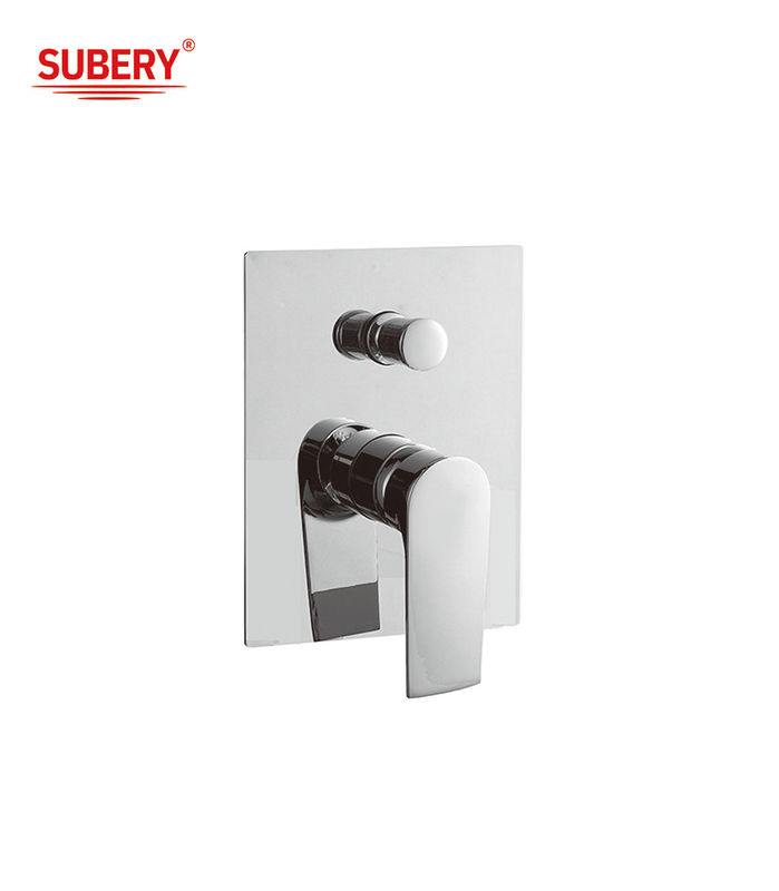 ডাইভারটার বাথরুম ক্রোম ব্রোঞ্জ কল কল OEM সঙ্গে একক লিভার লুকানো দেয়াল বাথ বা ঝরনা মিশুক